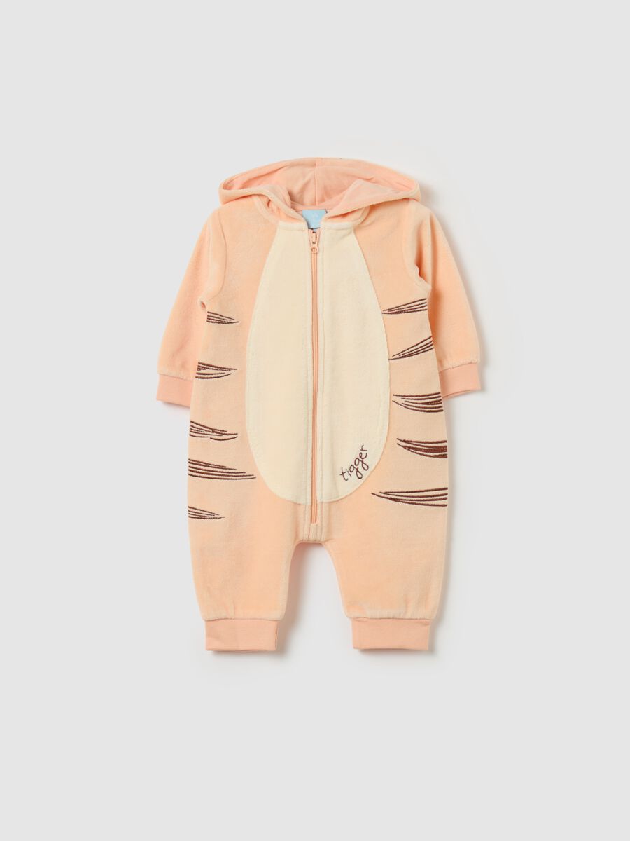 Velour onesie with Tigger embroidery_0