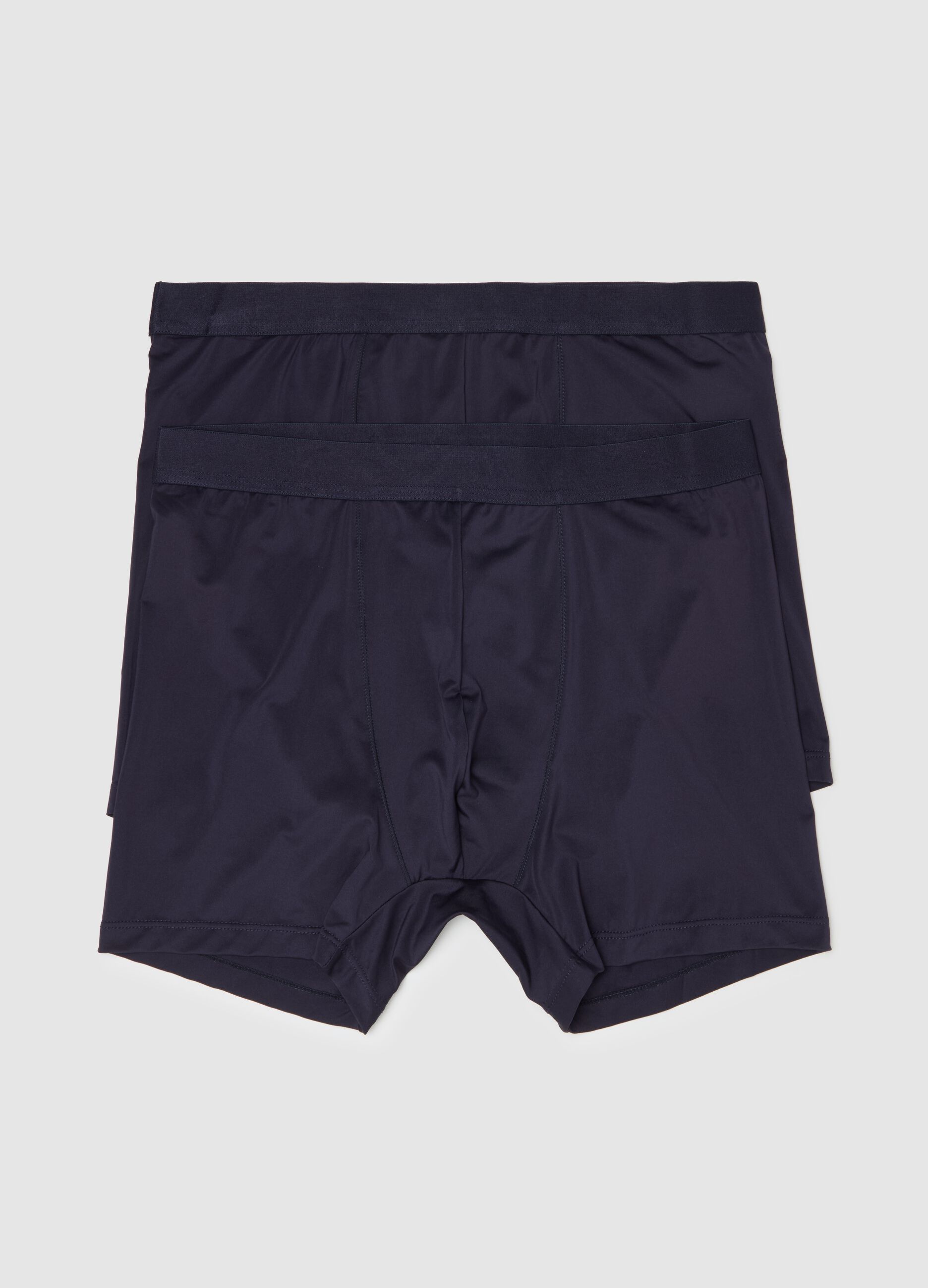 Bipack boxer midi in microfibra stretch