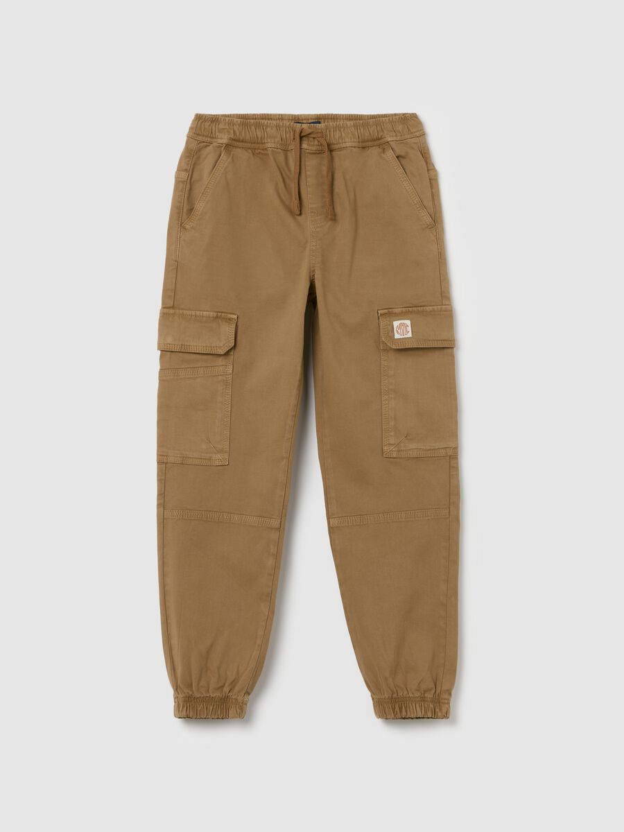 Cargo joggers with drawstring_0