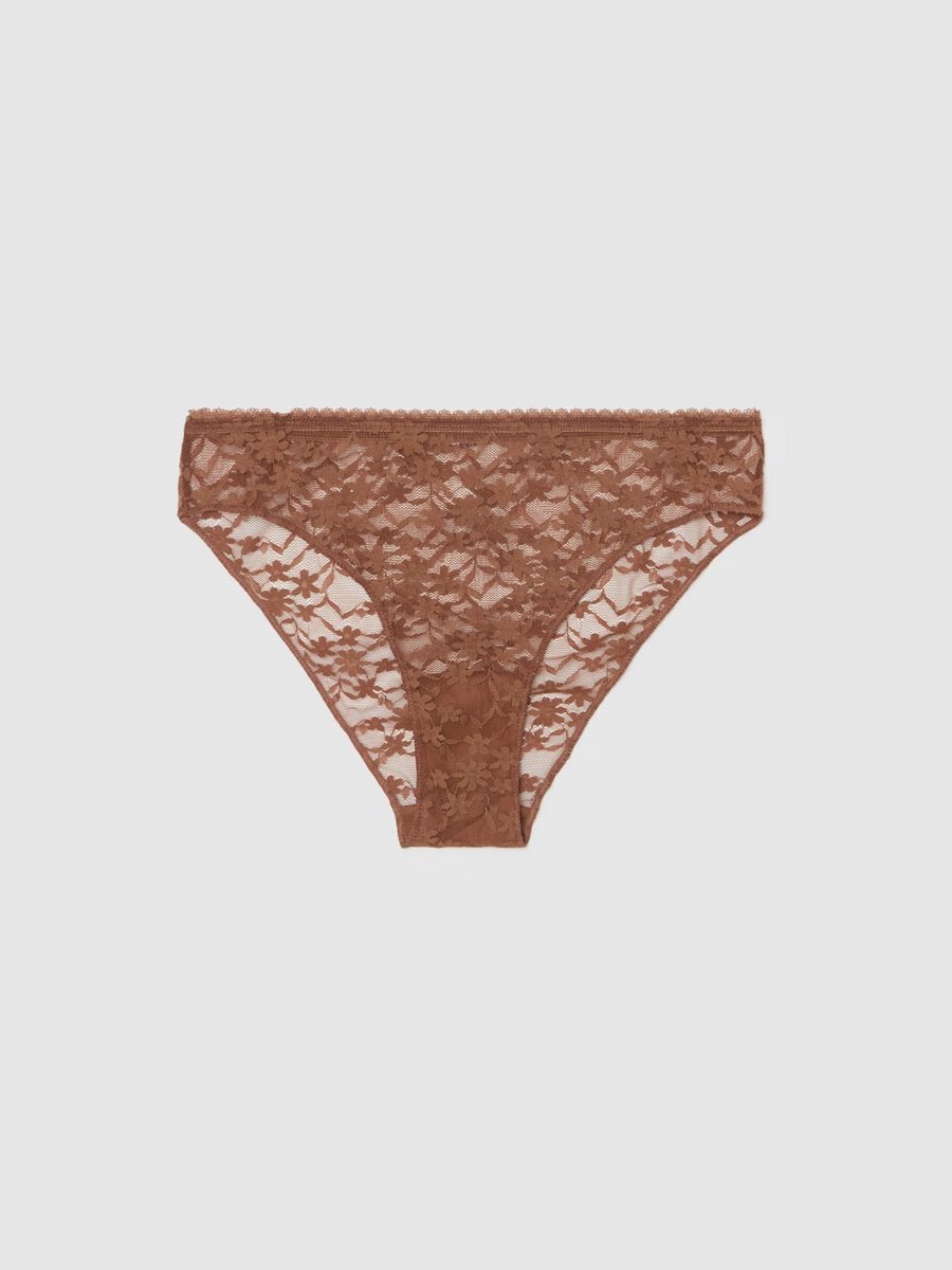 Lace briefs with trim_4