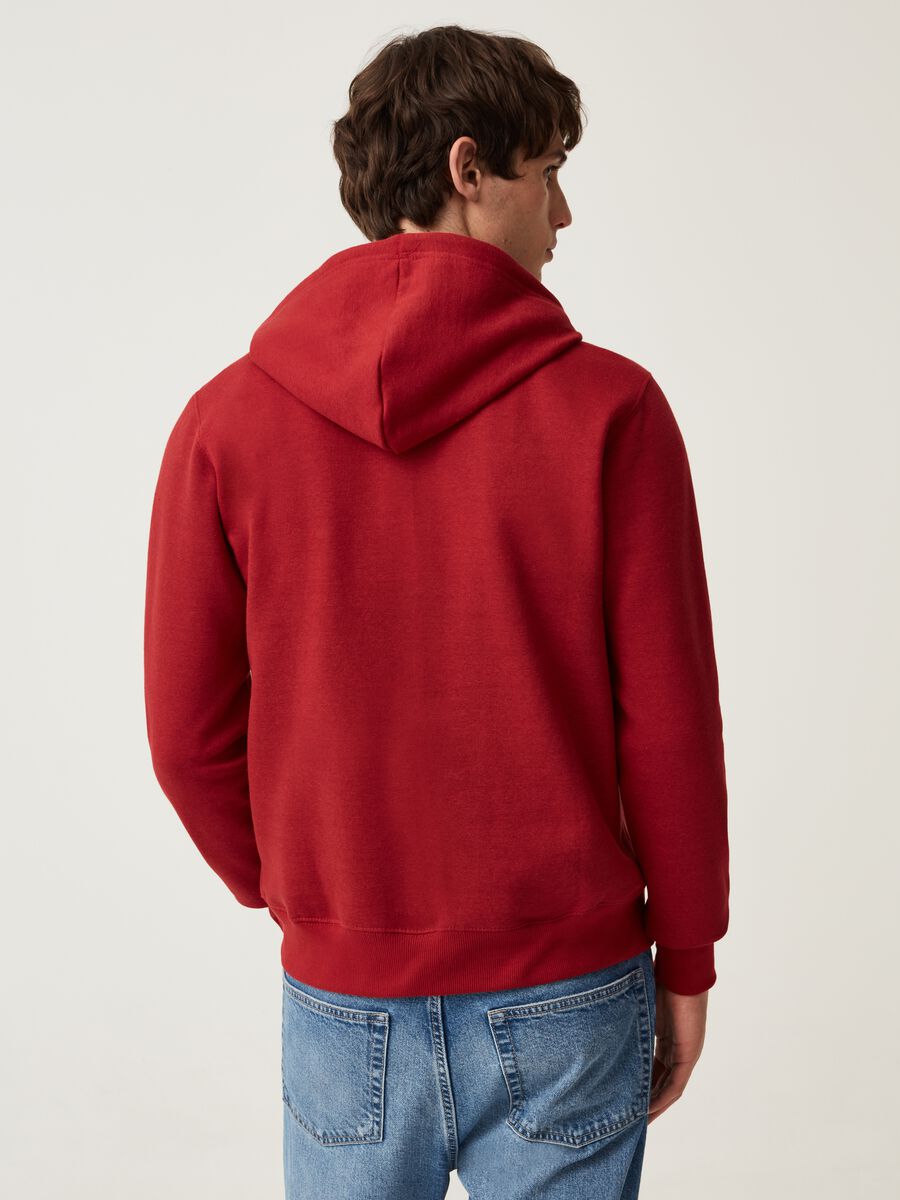 Full-zip plush hoodie with pockets_2