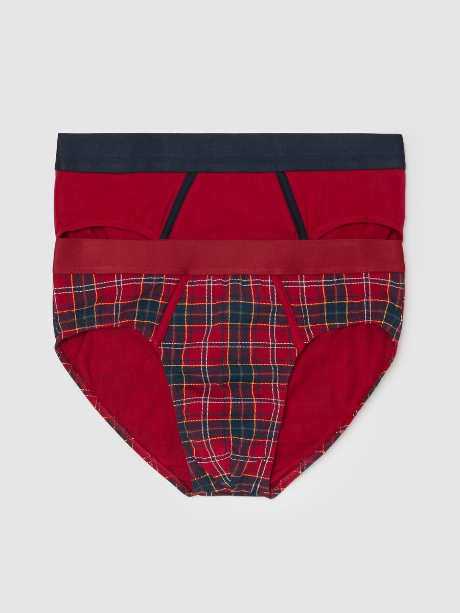 Bipack slip in cotone bio fantasia tartan_4