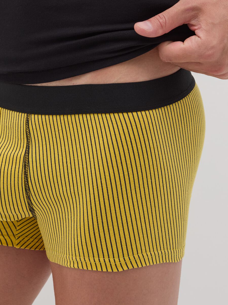 Five-pack striped organic cotton boxer shorts_2