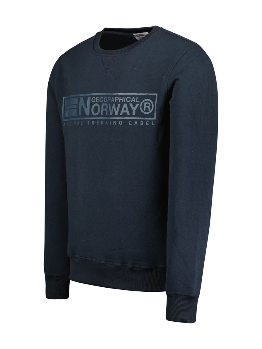 Sweatshirt with Geographical Norway print and round neck_3