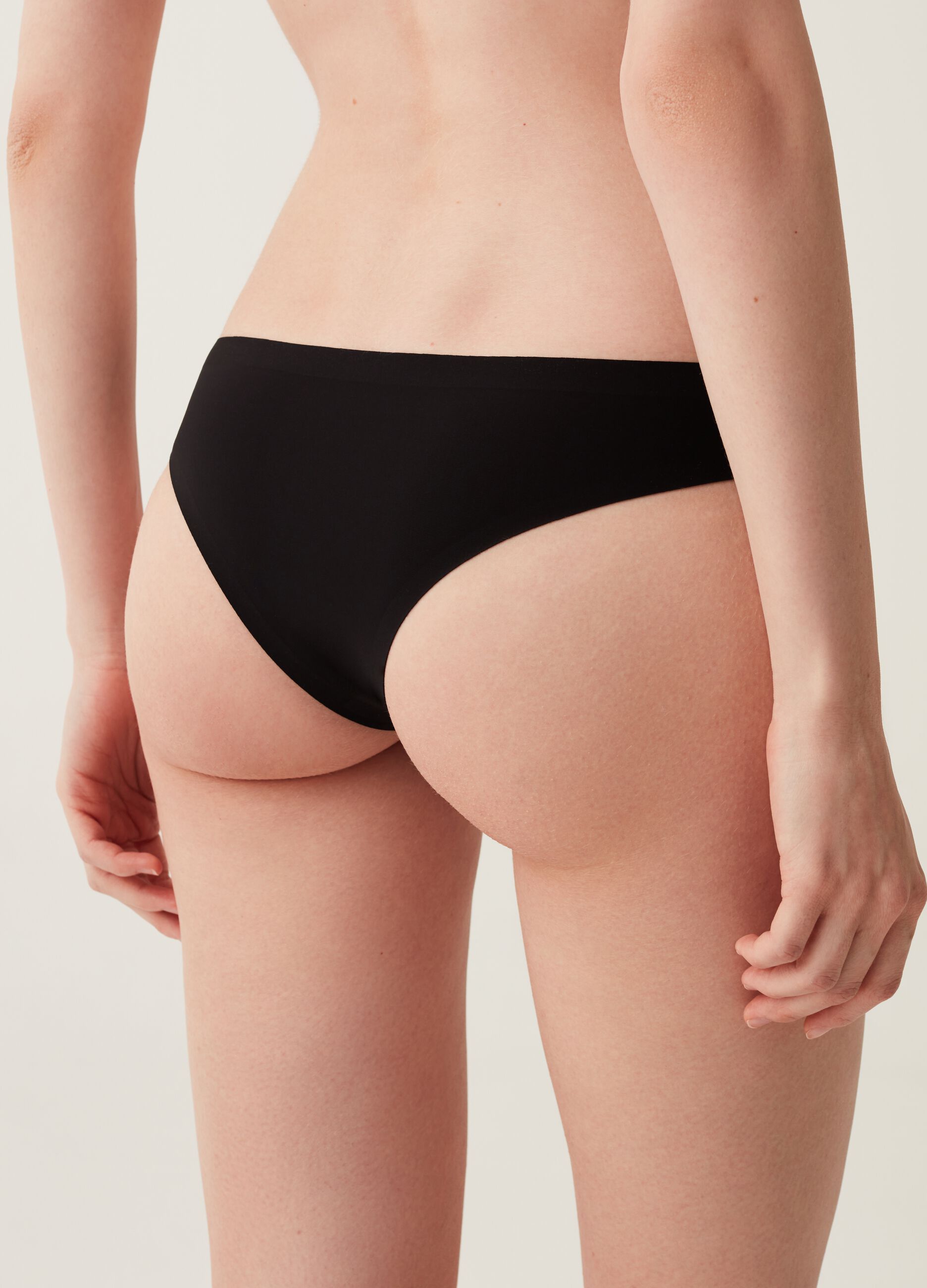 The One Brazilian-cut briefs without seams