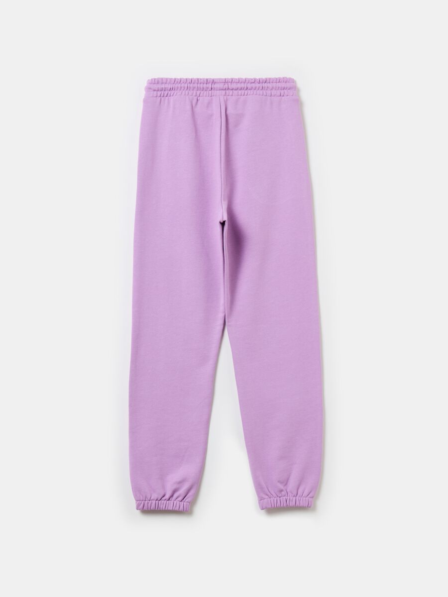 Essential joggers in organic cotton with drawstring_1