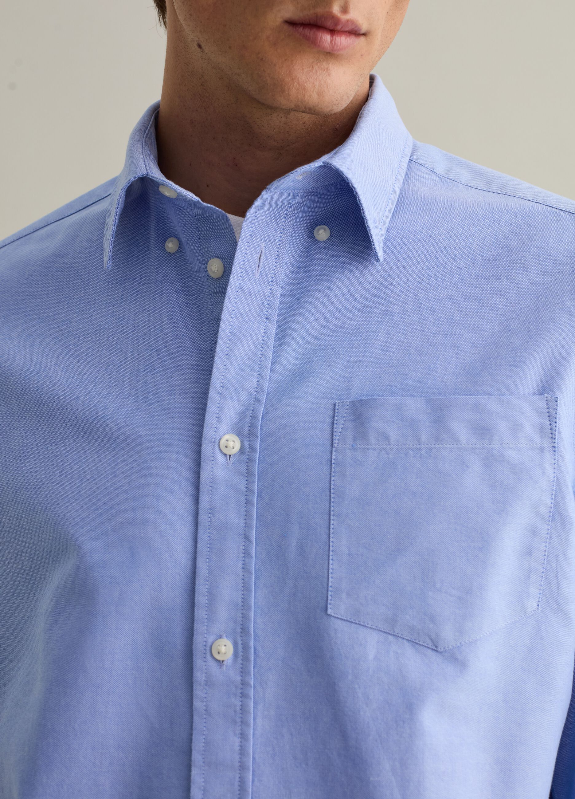 Regular-fit shirt in Oxford cotton