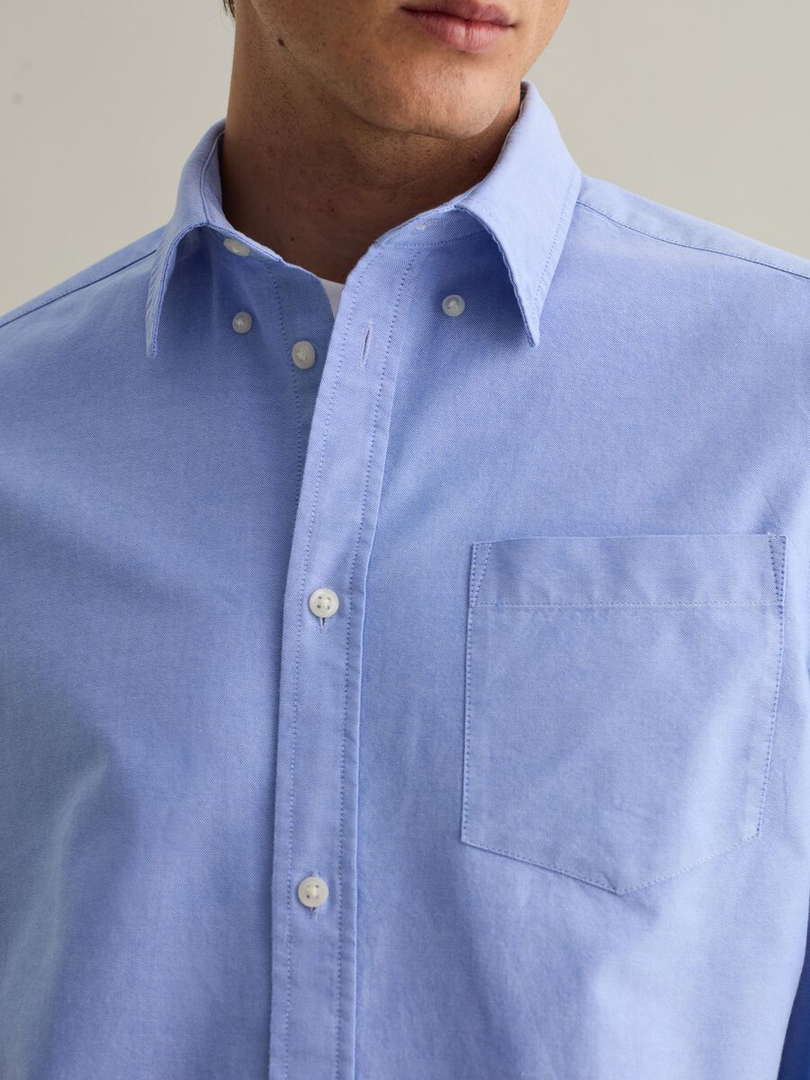 Regular-fit shirt in Oxford cotton_3