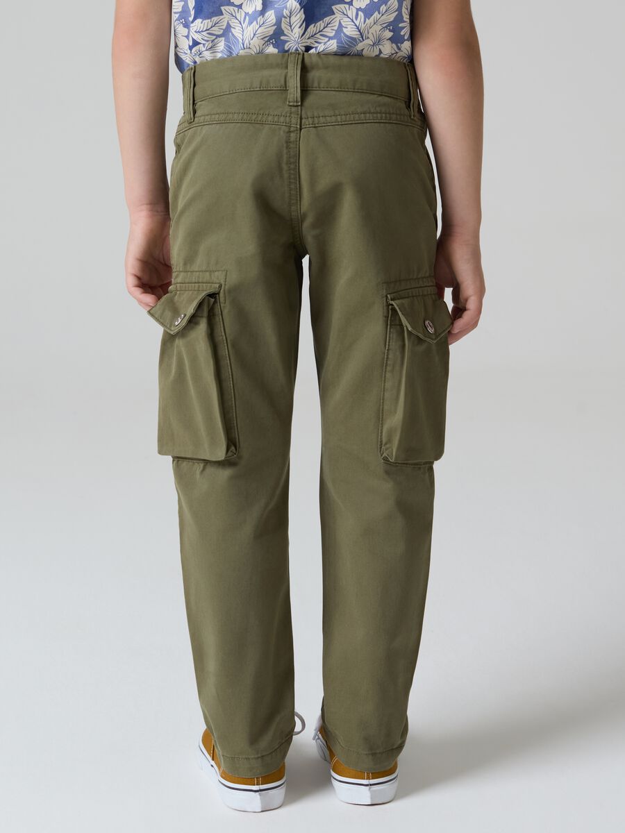 Cotton cargo trousers_2