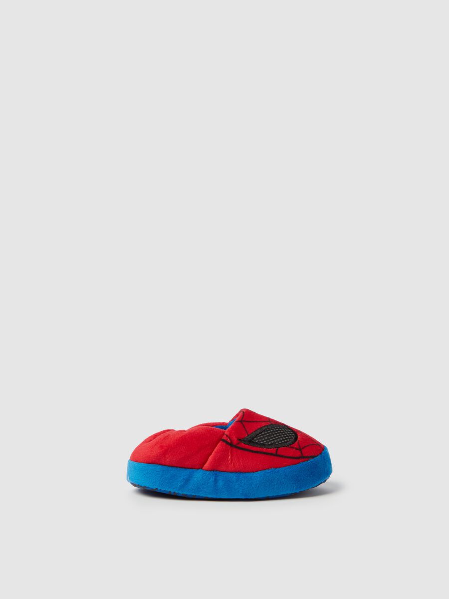 Velour slippers with Spider-Man print_0