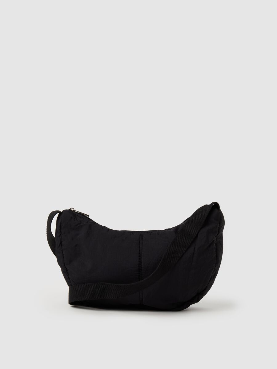 Essential half-moon bag with shoulder straps_0