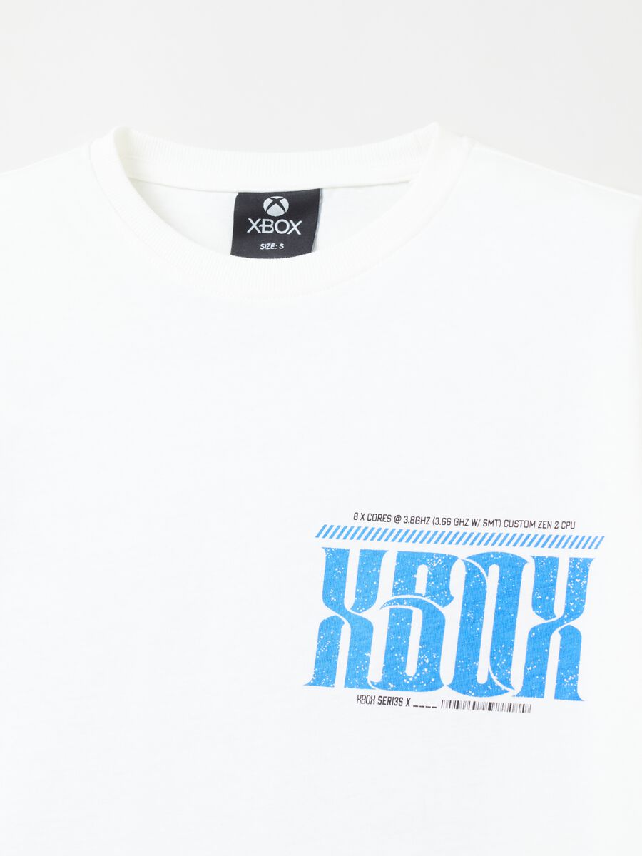 Cotton T-shirt with X-Box Series print_2