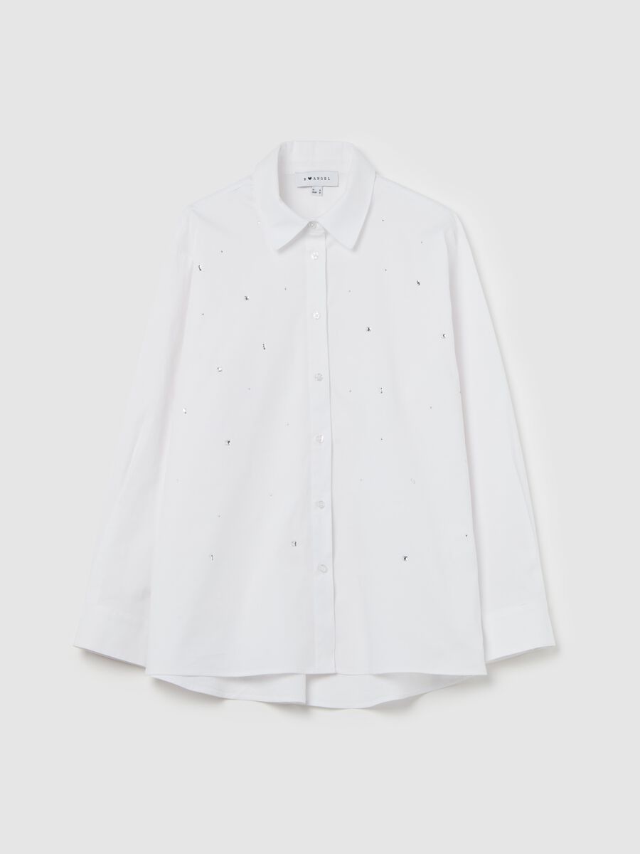 Oversized stretch cotton shirt_4