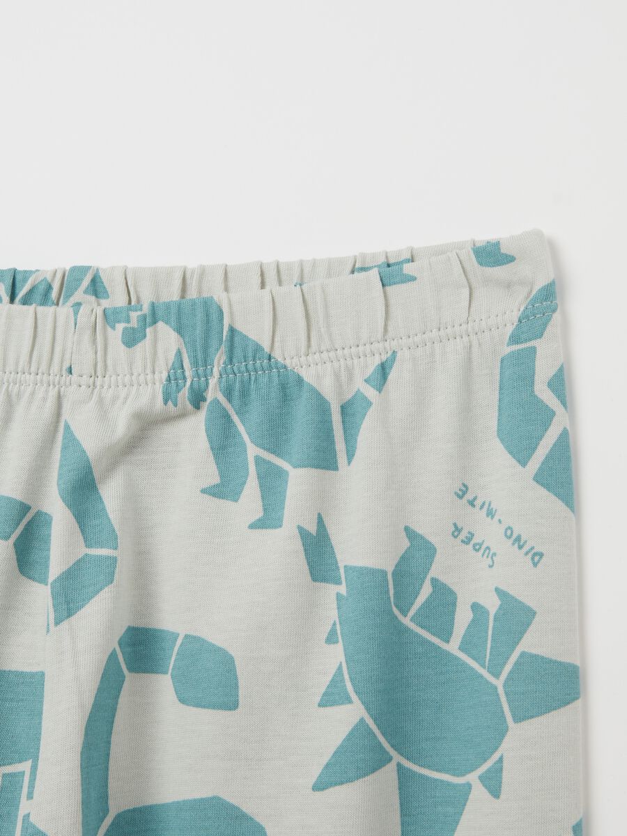 Organic cotton pyjamas with dinosaurs print_3