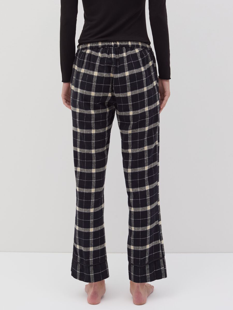 Check pyjama bottoms with lurex_3