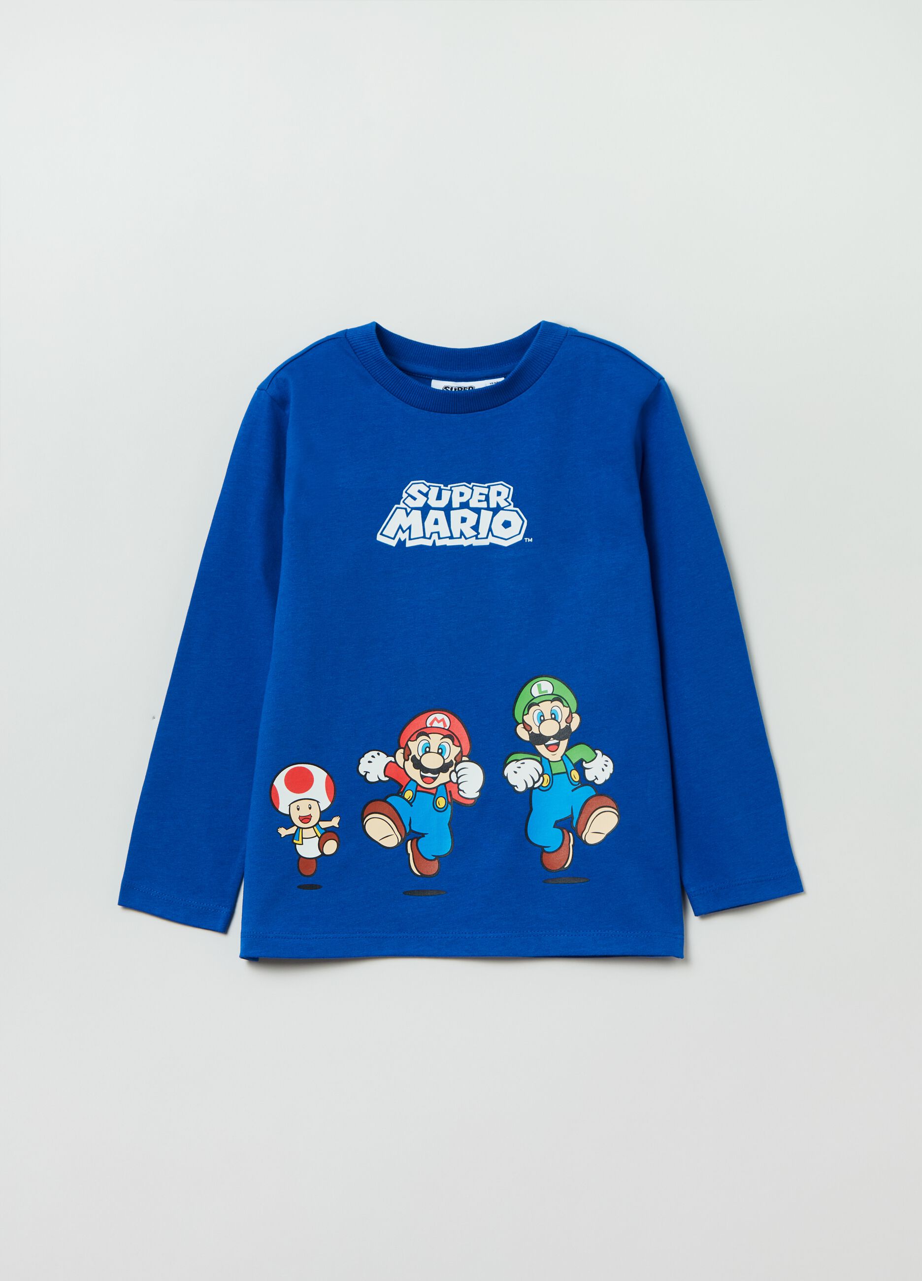 Long-sleeves T-shirt with Super Mario™ print