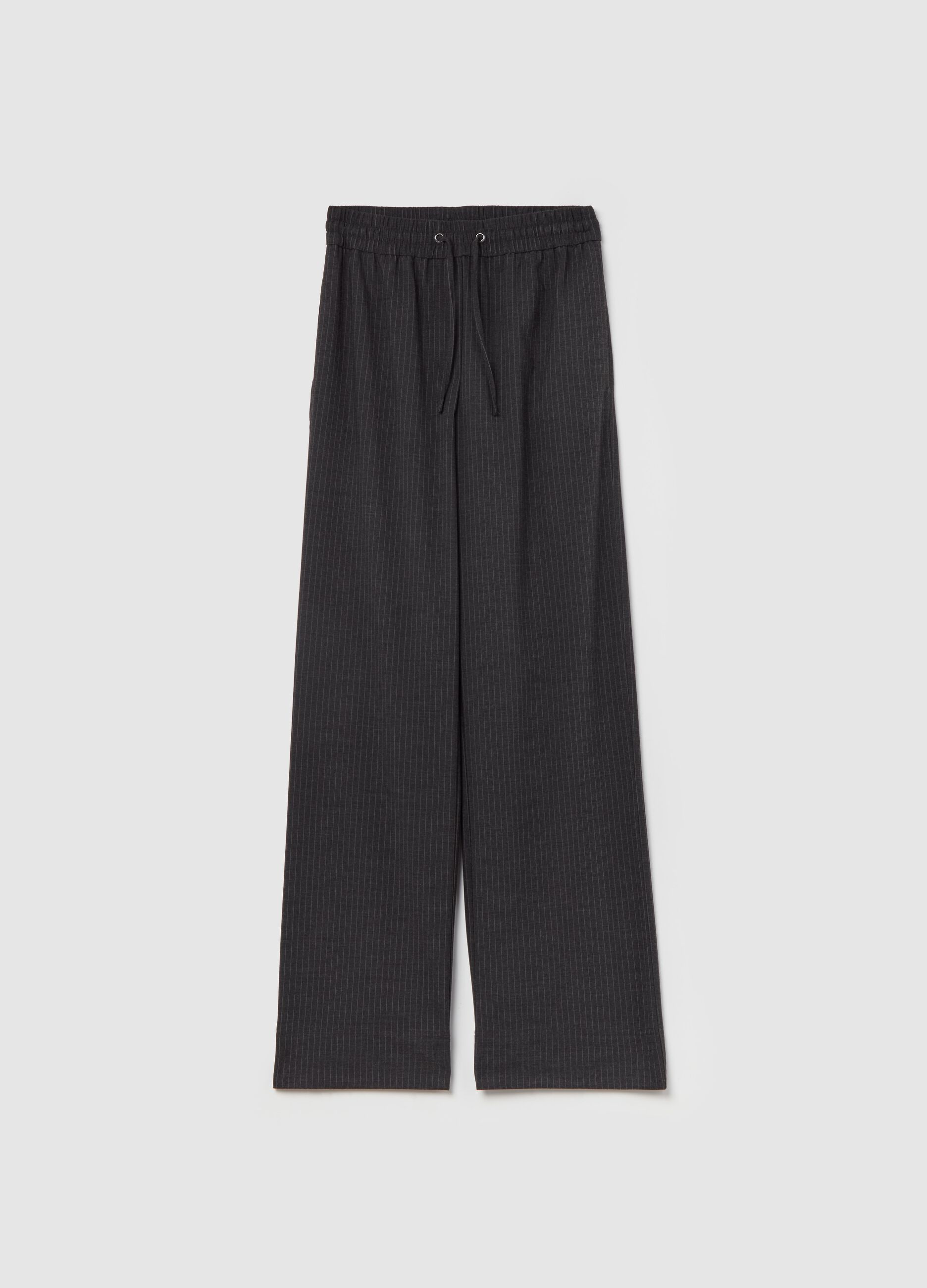 Relaxed-fit trousers with drawstring