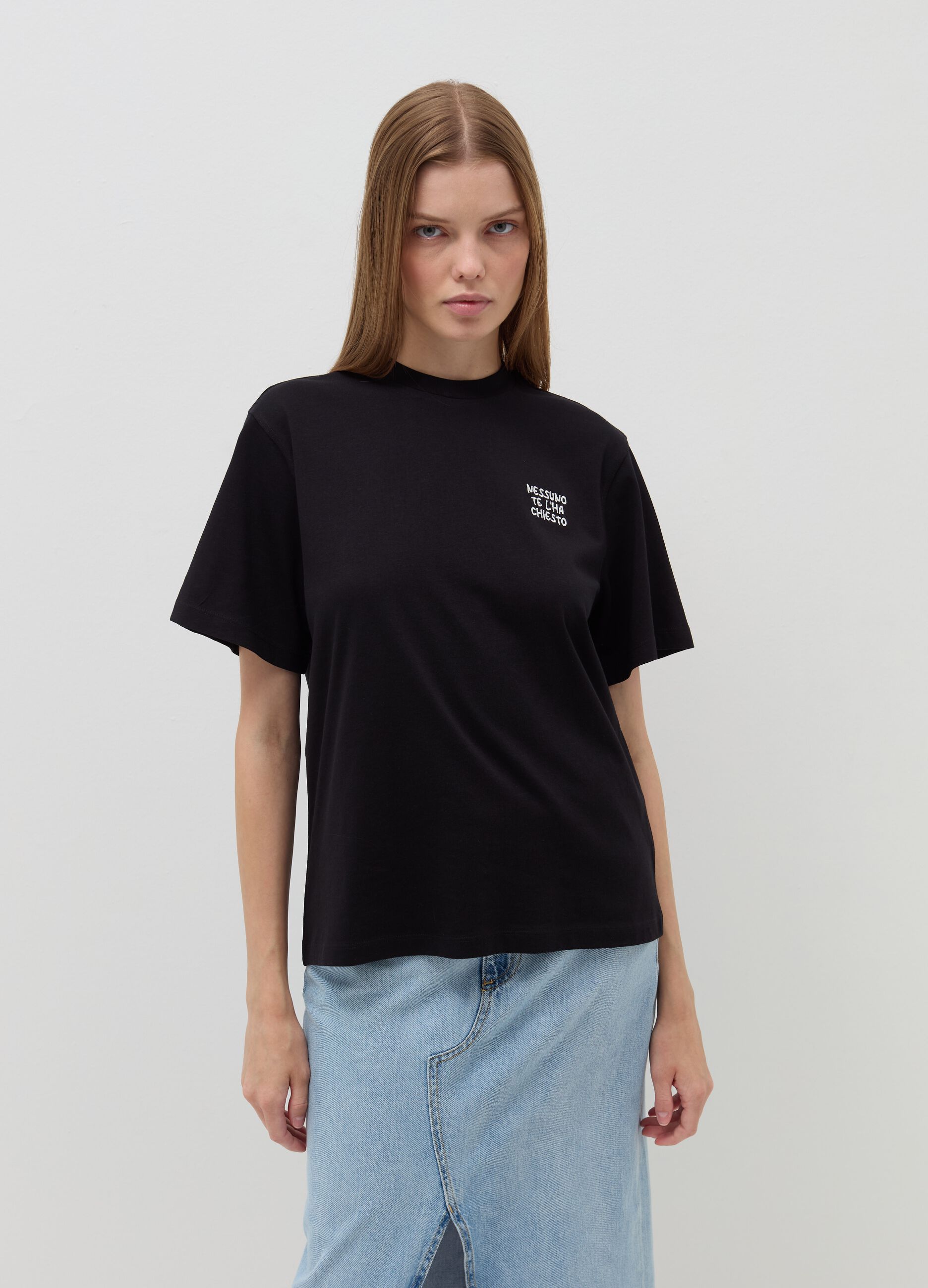 Relaxed-fit T-shirt in cotton