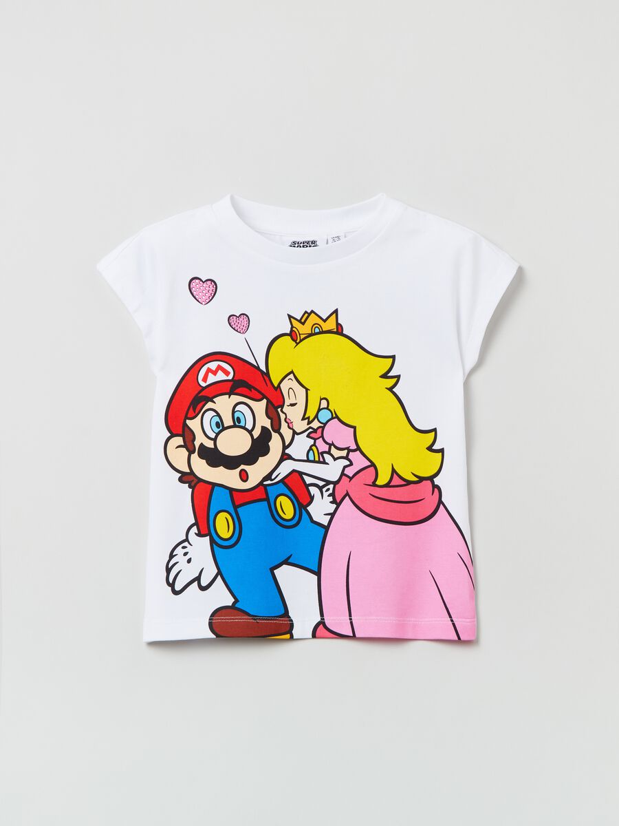 T-shirt with Super Mario Bros print_0