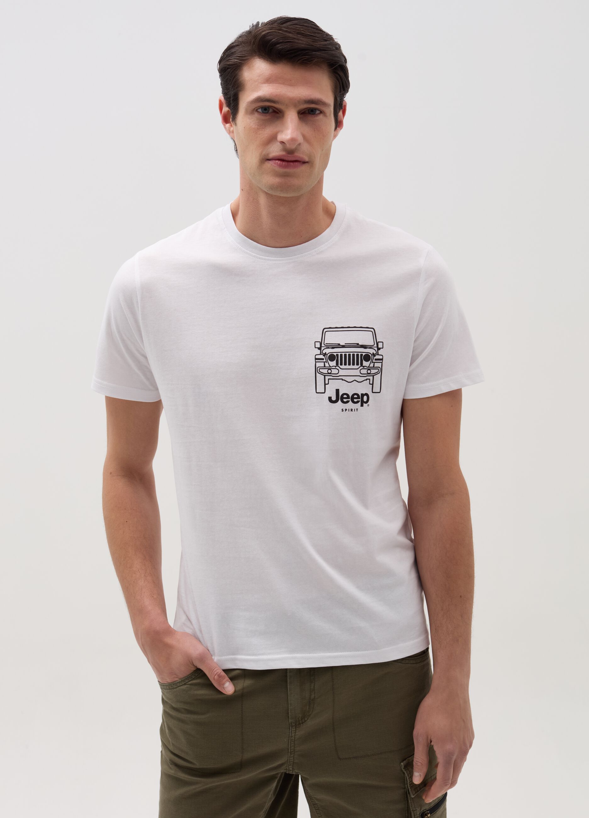 T-shirt con stampa Jeep Spirit