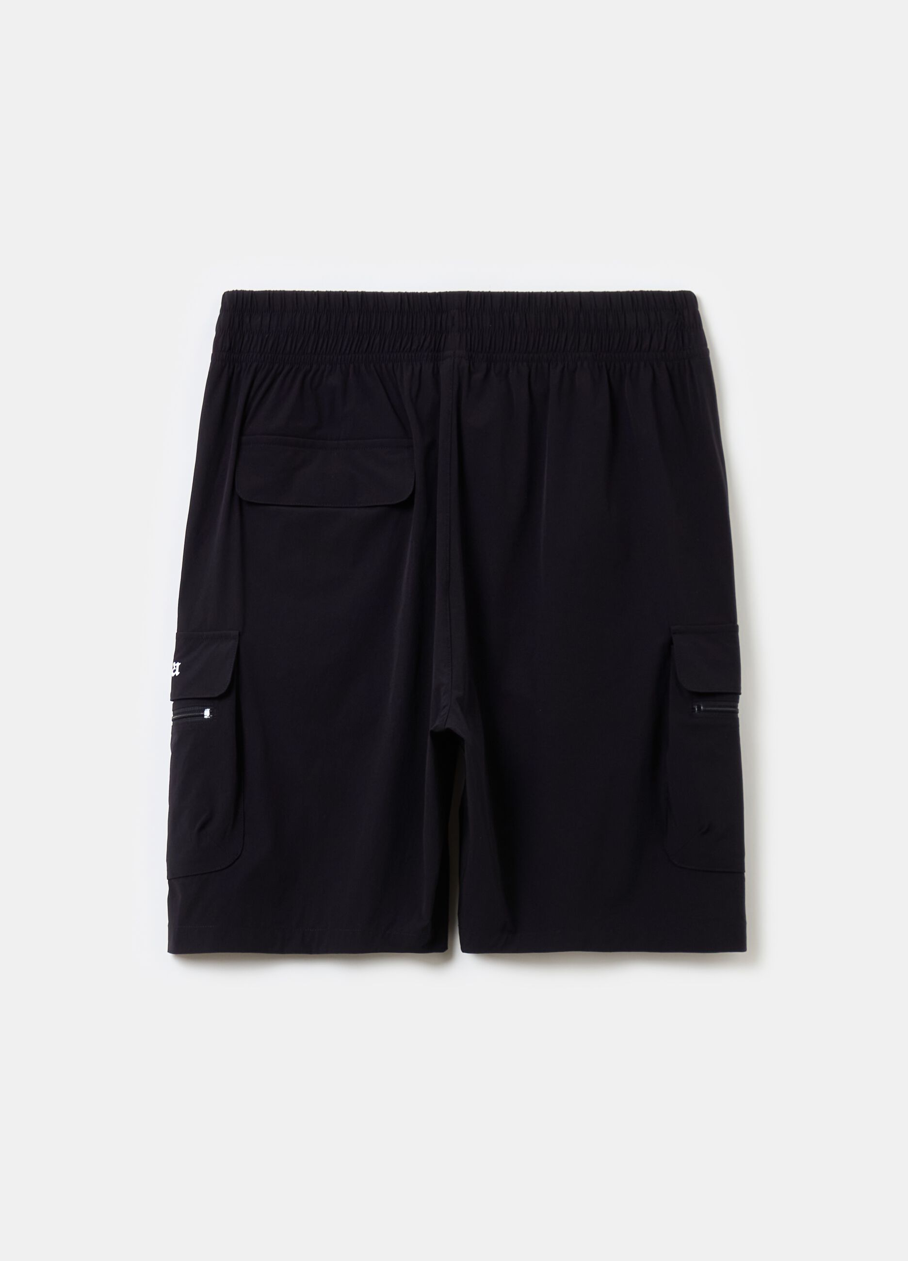 Technical Cargo Shorts Black