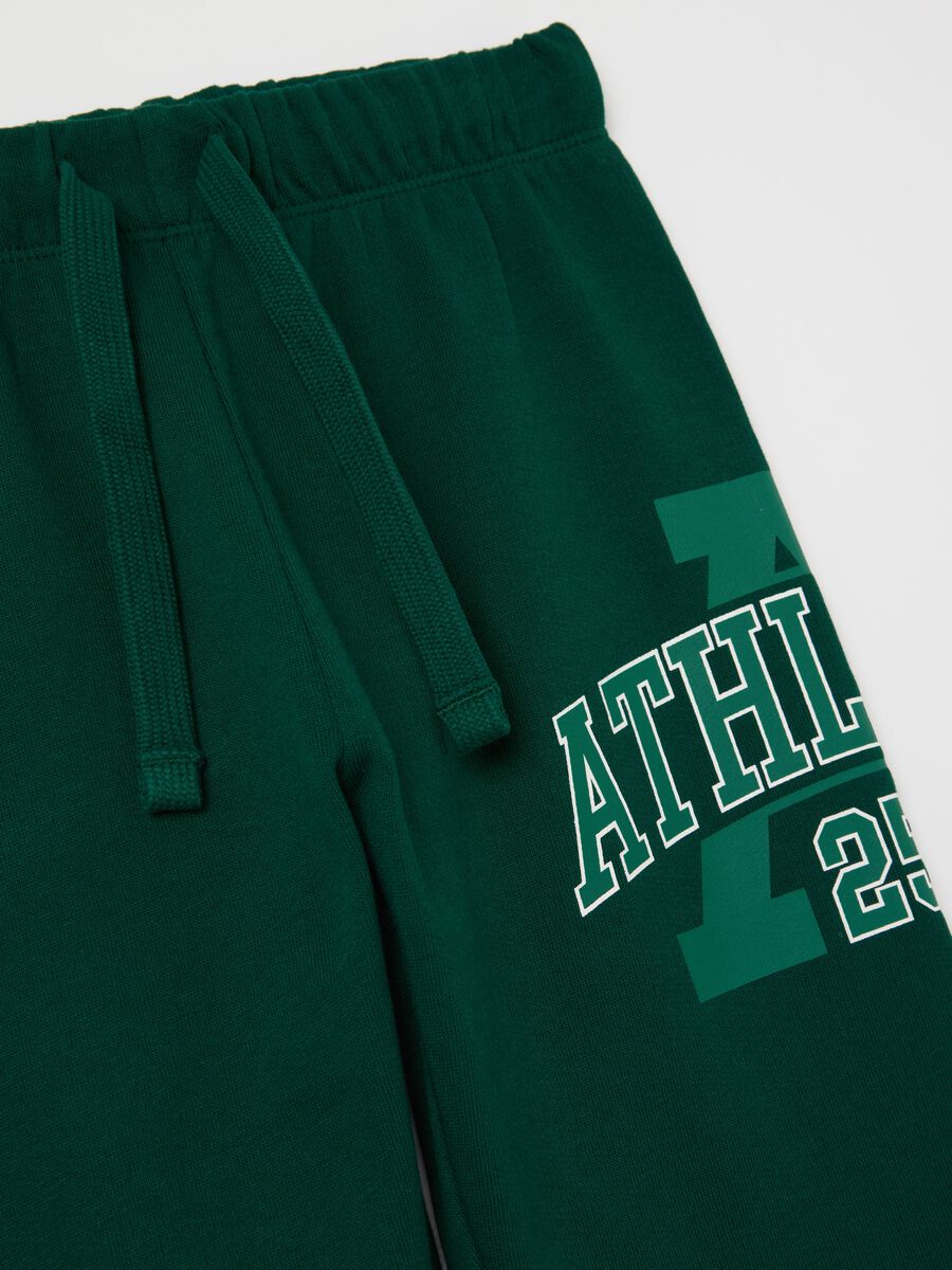 Joggers with drawstring and "ATHLETIC 25” print_2