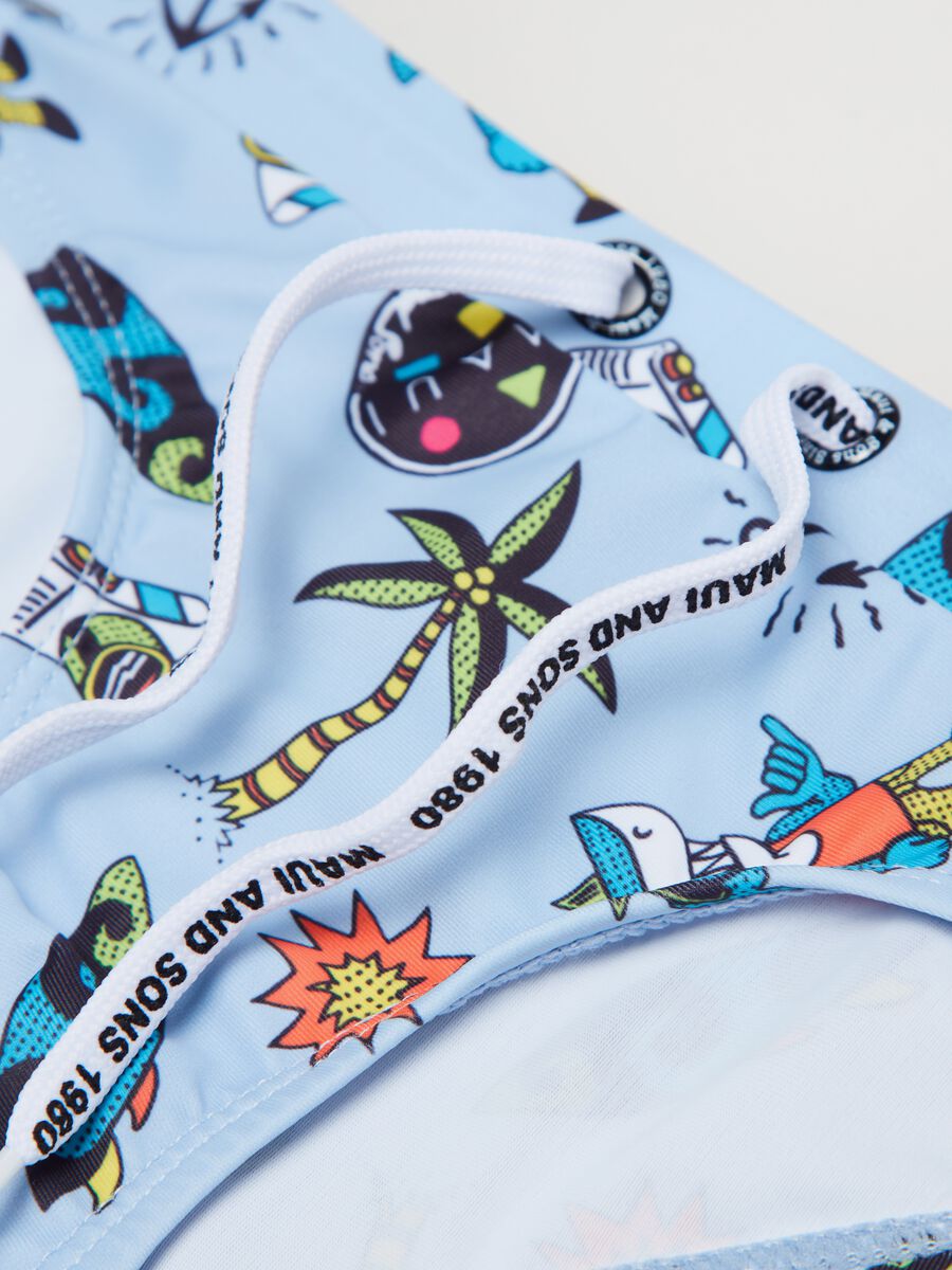 Swim briefs with Maui and Sons print_2