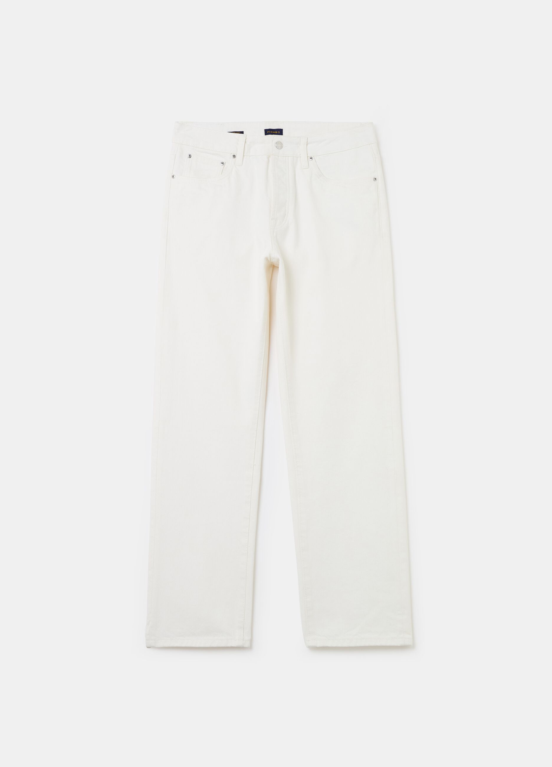 Straight-fit jeans in cotton twill