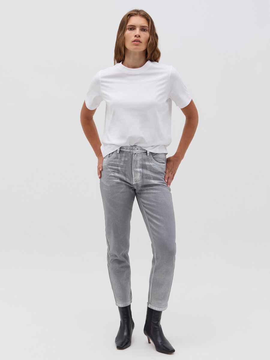 Straight-fit jeans in foil_0