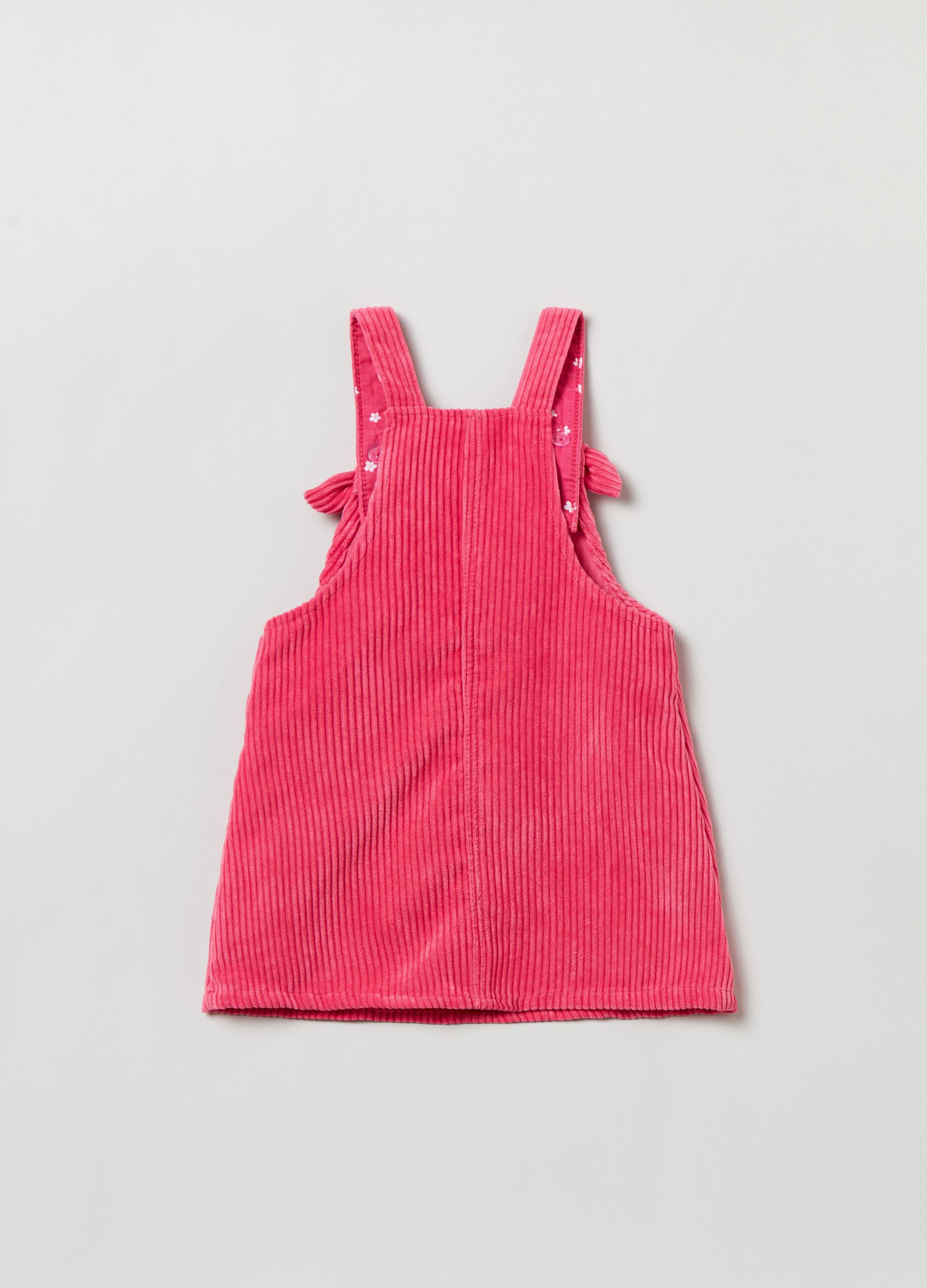 Corduroy overall dress