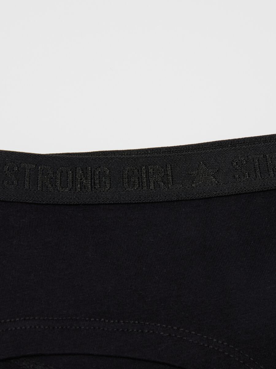 Organic cotton French knickers with lettering_2