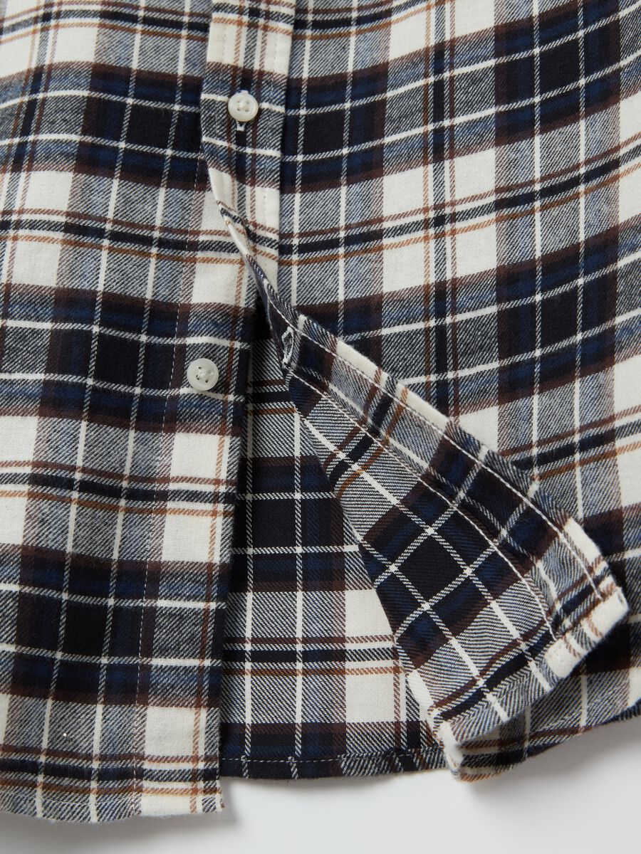 Camicia in flanella con fantasia check_5