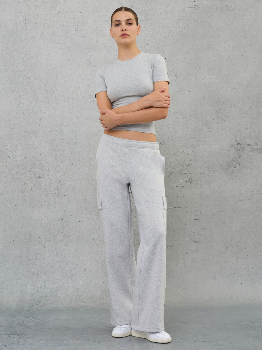 Cargo Sweatpants Grey Mélange_0