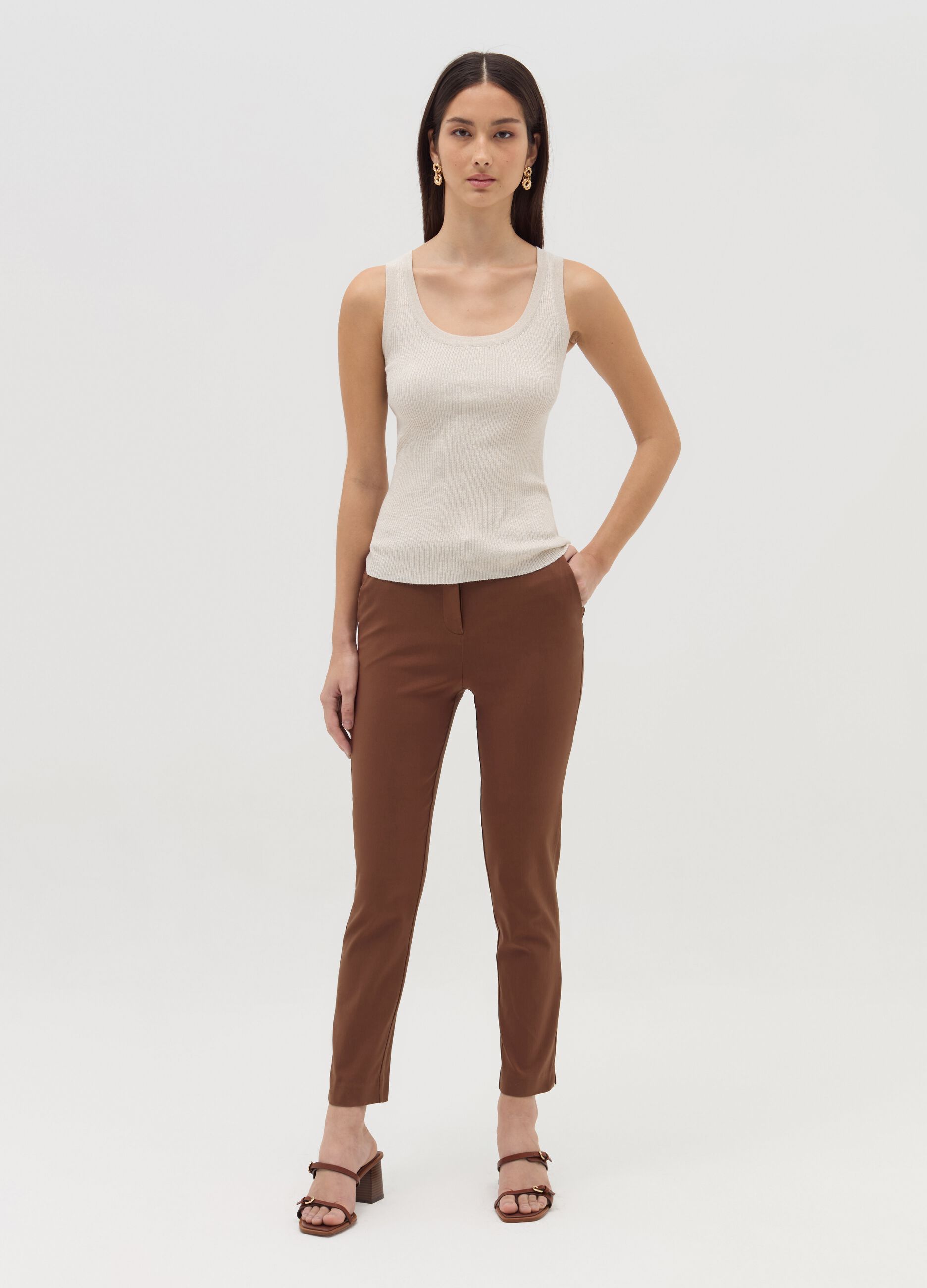 Stretch chino trousers