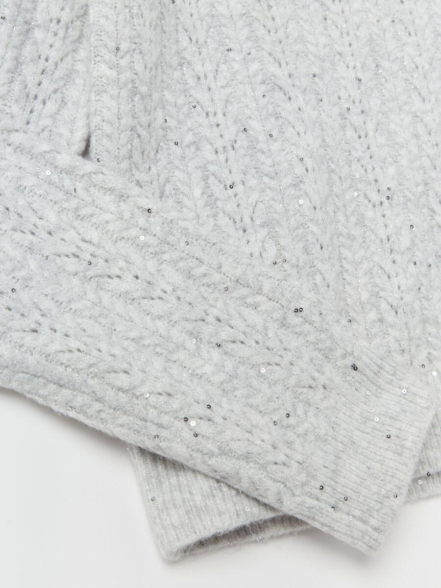 Lurex pullover with micro sequins_5