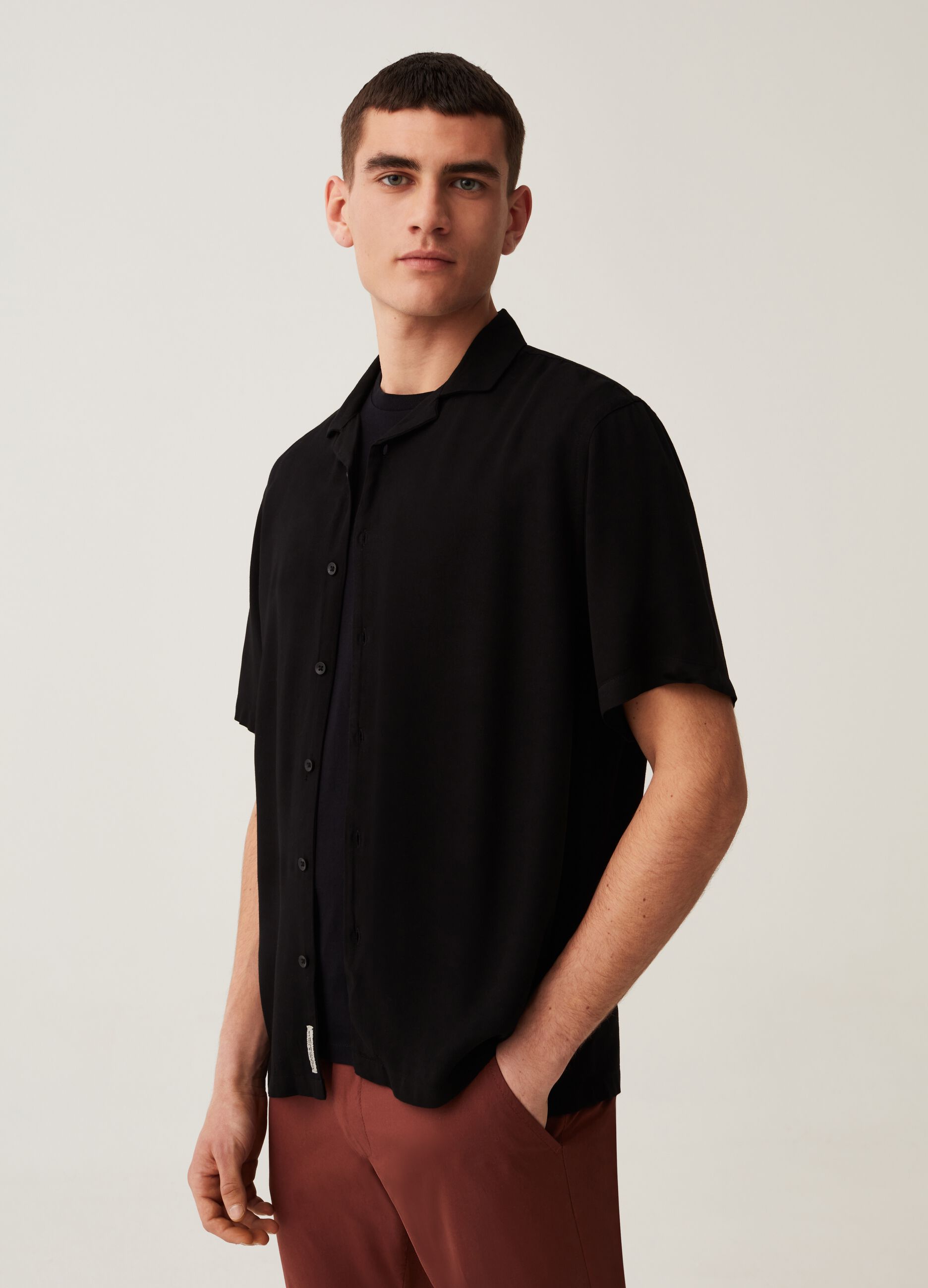 Grand&Hills oversize shirt in sustainable viscose.