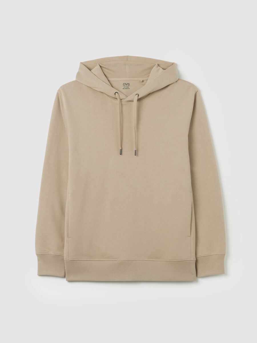 Oversized sweatshirt with hood_0