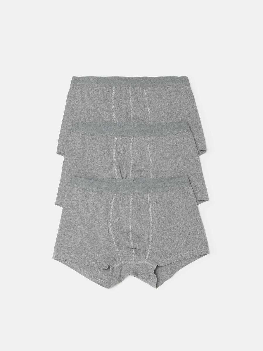 Three-pack boxer shorts with external elastic_0