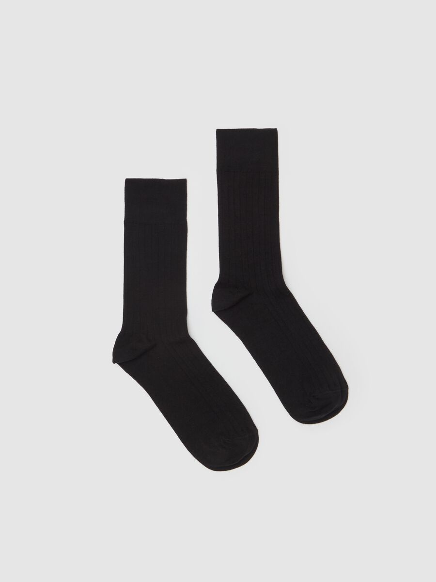 Midi socks with flat ribbing_0