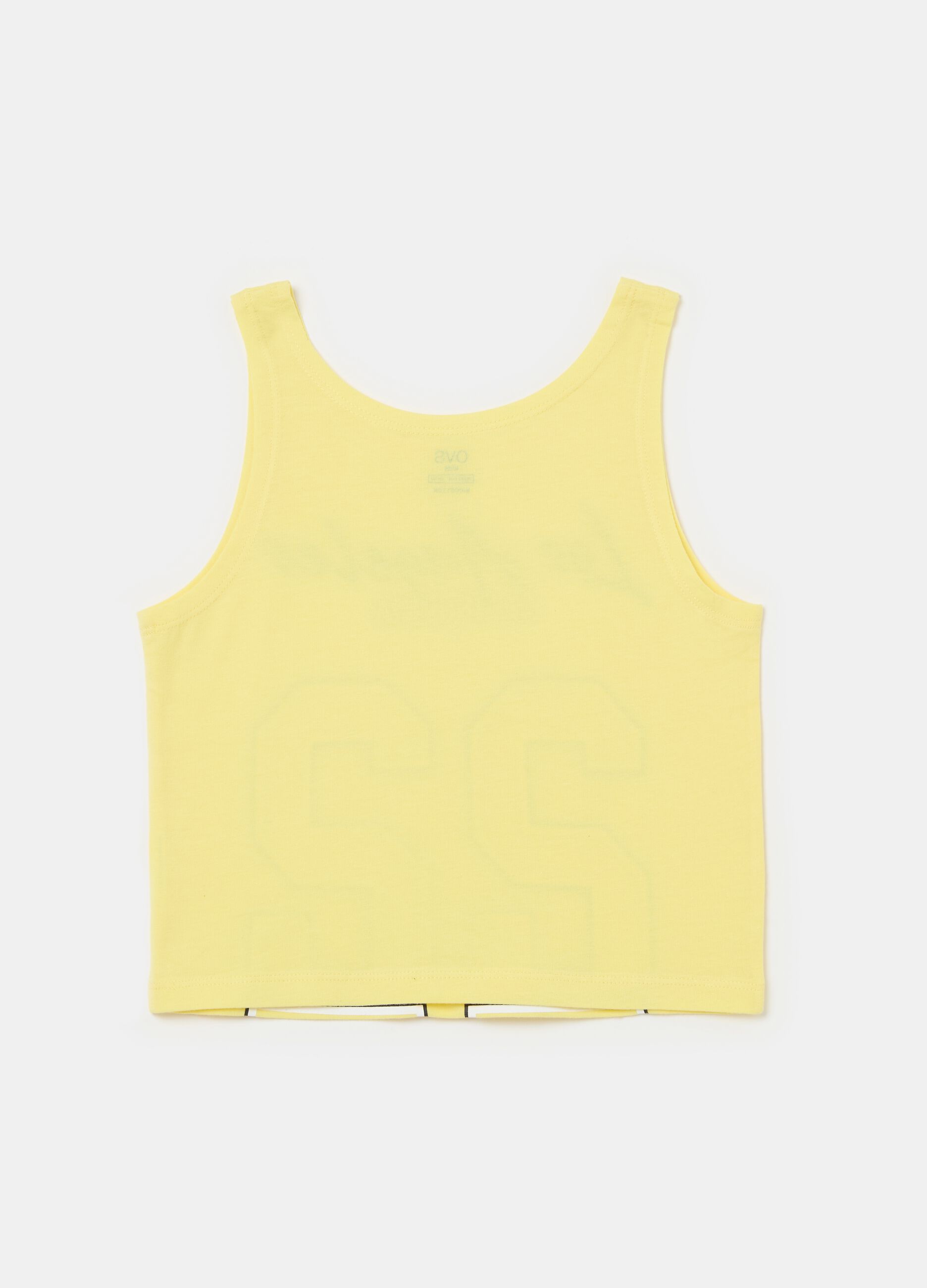 Tank top con stampa