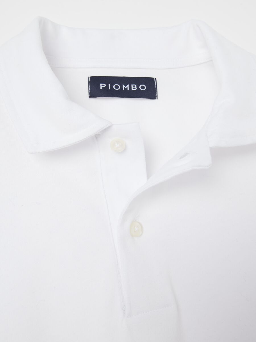 Contemporary long-sleeved polo shirt in organic cotton_5