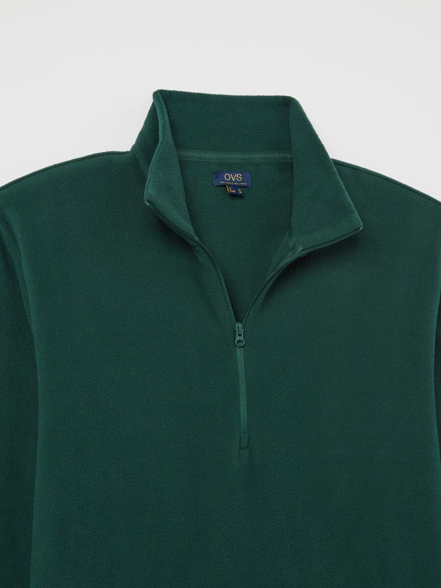 Half-zip sweatshirt in fleece_5