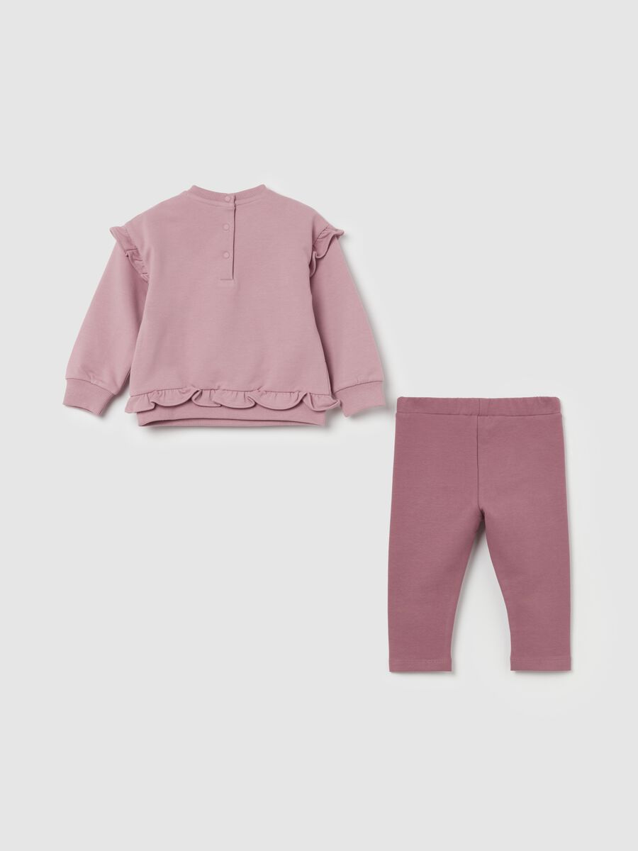 Jogging set in cotone bio stampa Minnie_1