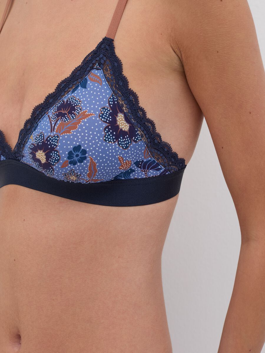 Alex Triangle bra in microfibre crêpe with print_2