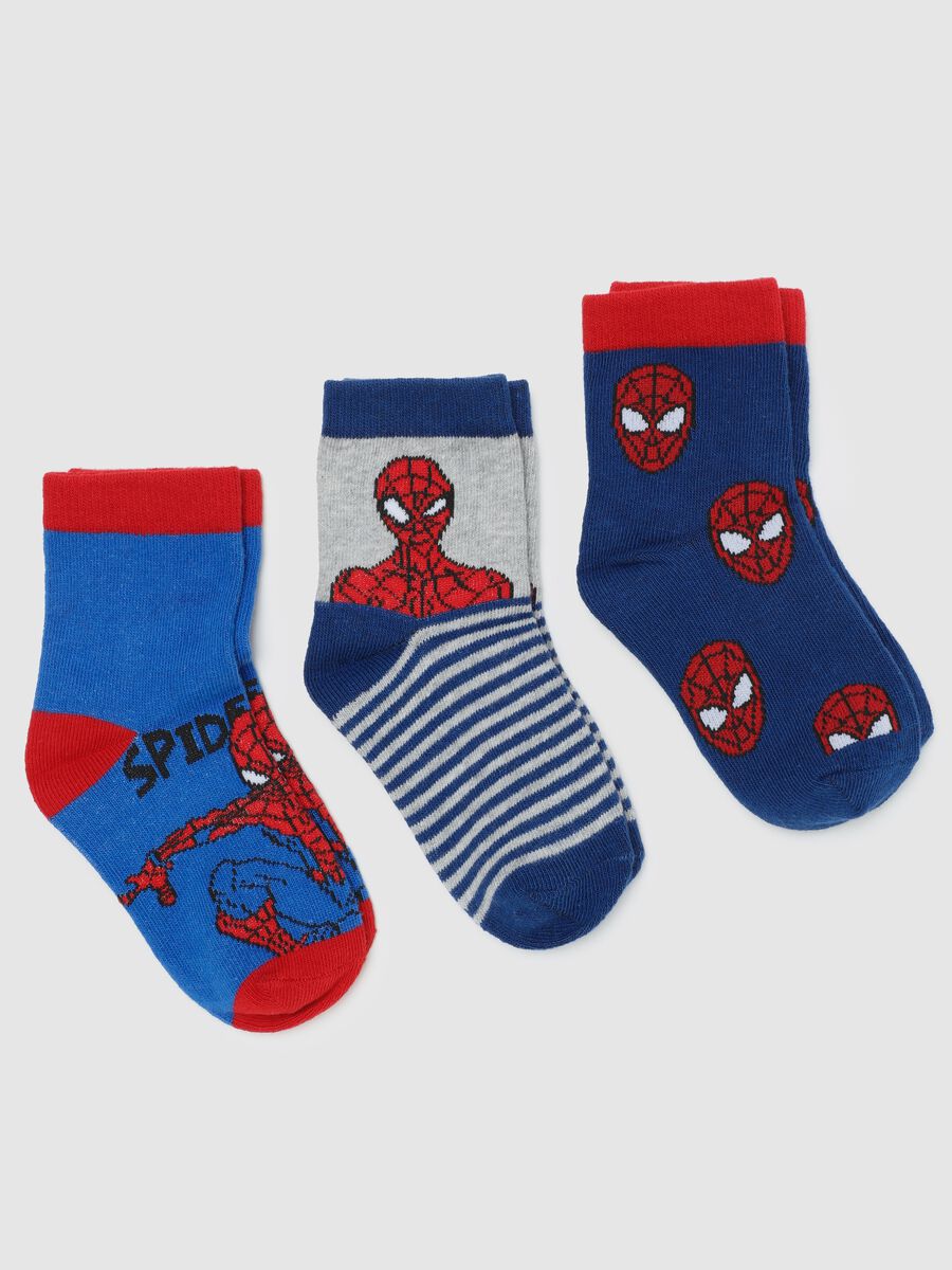 Three-pack socks in organic cotton with Spider-Man design_0