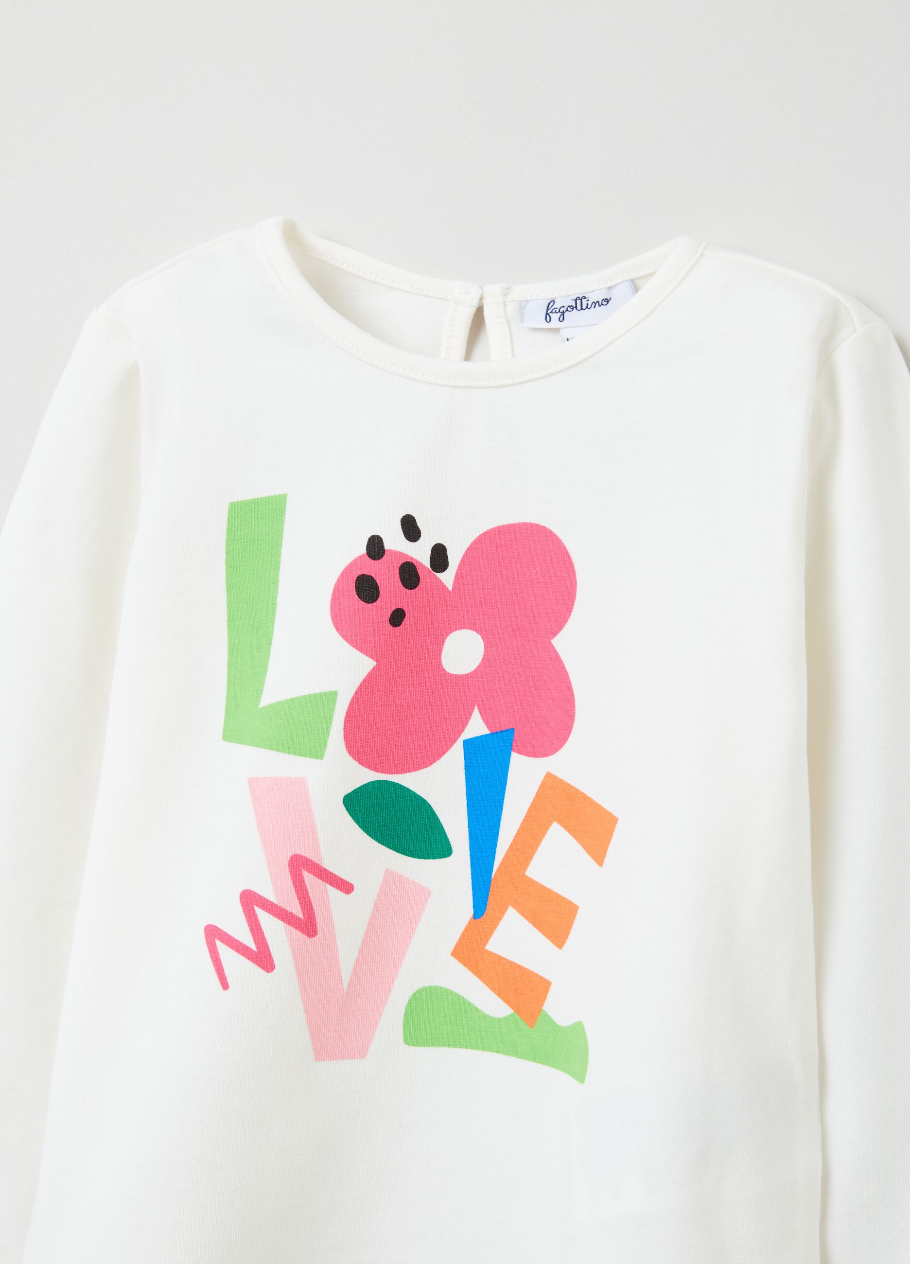 Long-sleeved T-shirt with print