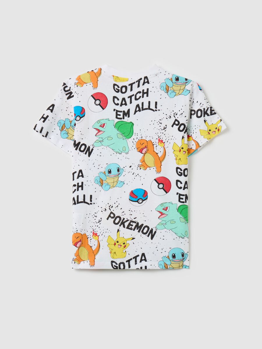 T-shirt in cotone con stampa Pokemon_1