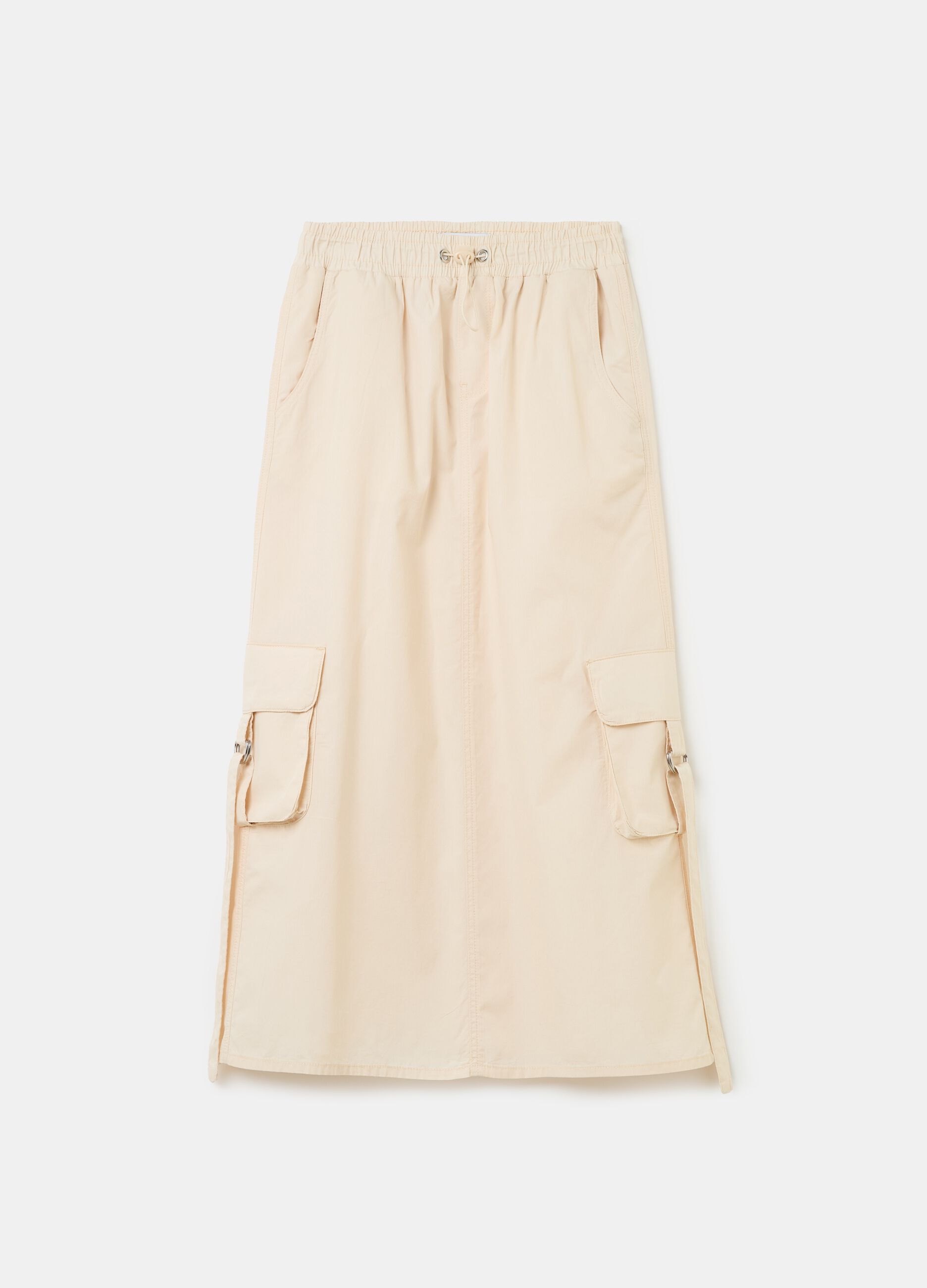 Long cargo parachute skirt