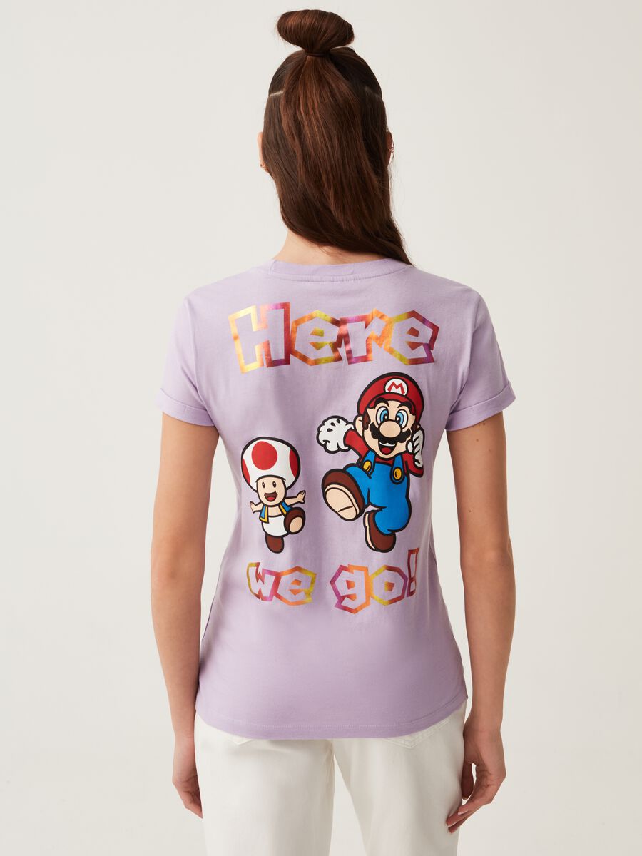 T-shirt con stampa Super Mario e Toad_2