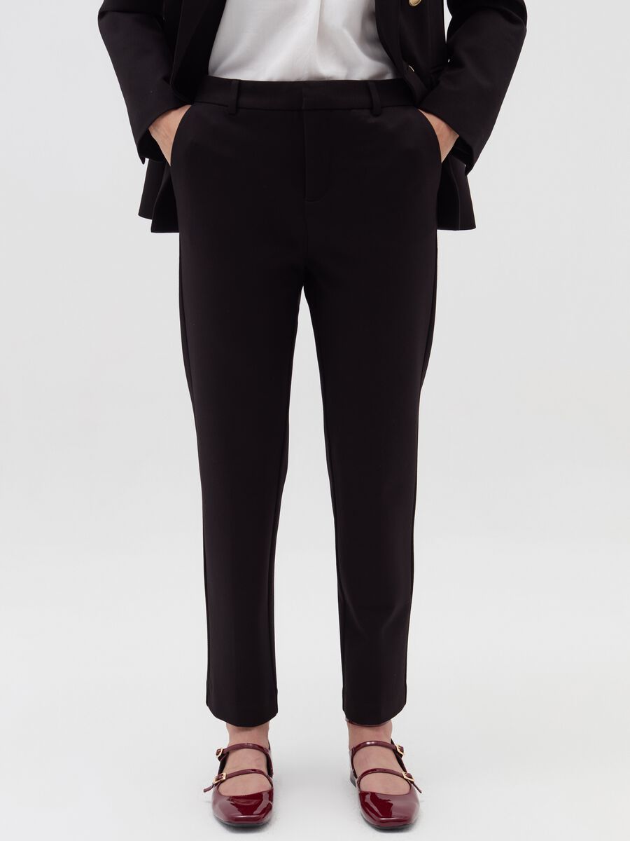 Stretch cigarette trousers_1